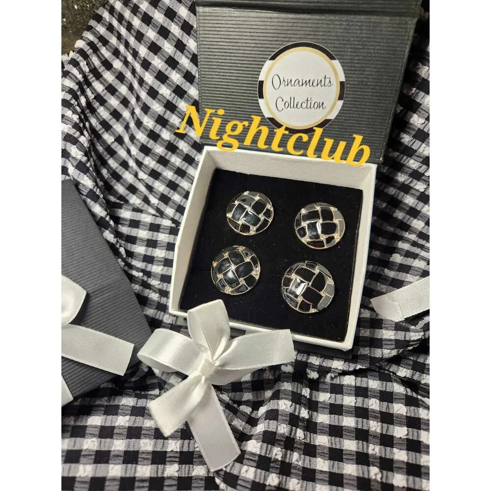Magnetic Horse Show Number Pins Nightclub Concho Set of 4 NEW